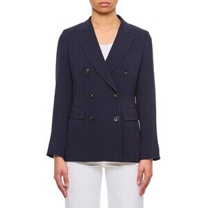 Alberto Biani Double-Breasted Cady Blazer - NWT